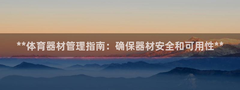 必一体育电子app