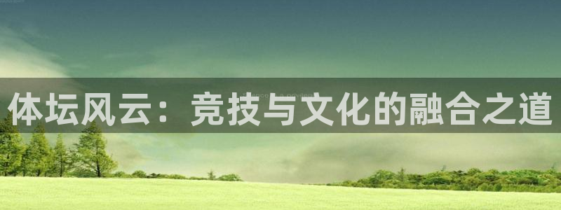 必一运动体：体坛风云：竞技与文化的融合之道
